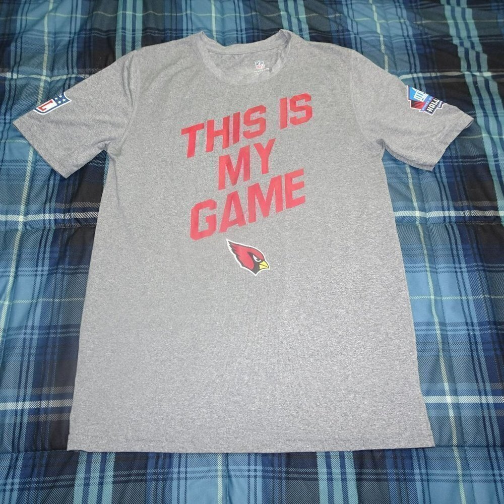 NFL Arizona Cardinals Gray Hall of Fame T-Shirt Size Youth 18